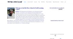 Desktop Screenshot of bobrossgolfschool.com
